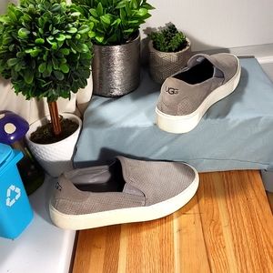 UGG Taupe Slip-On Sneakers